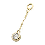 14kt Bezel Charm