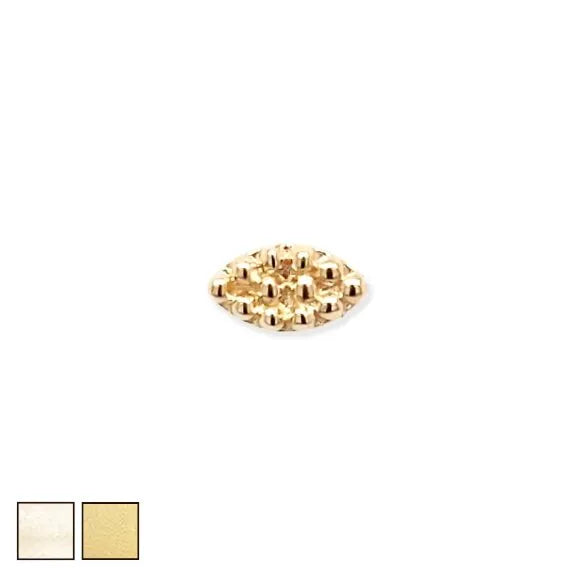 14kt Rosette Top