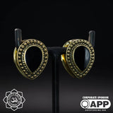 Brass Ornate Spade Hangers