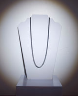 Diamond Cut Curb Chain Necklace