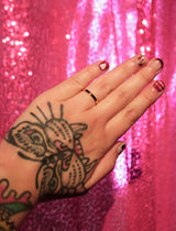 Simple 18k Plated Ring