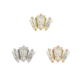 14kt Gemma Trio Top