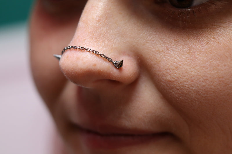 Titanium Rolo Riege Titanium Rolo Chain – Faythe In Needles