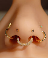 14kt Showcase CZ Clicker