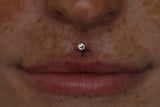 14kt Bezel CZ Top