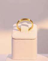 Simple 18k Plated Ring