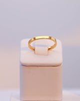 Simple 18k Plated Ring