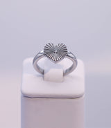 Sunburst Heart Ring