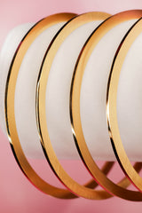 Stainless Steel Flat Bangle