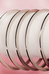 Stainless Steel Flat Bangle