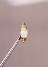 18kt Stella Australian Opal Oval Top