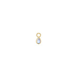 14kt Pear Bezel Charm