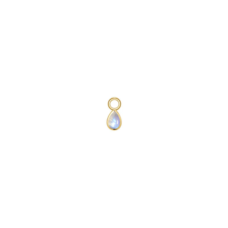 14kt Pear Bezel Charm