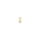 14kt Pear Bezel Charm