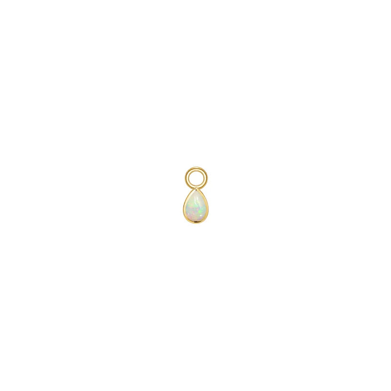 14kt Pear Bezel Charm