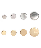 14kt Basic Threadless Disc