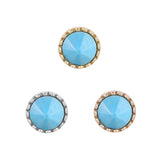 14kt Reverse Set Gem Top