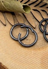 High Polish Black Niobium Clicker