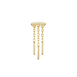 14kt Triple Wind Chime