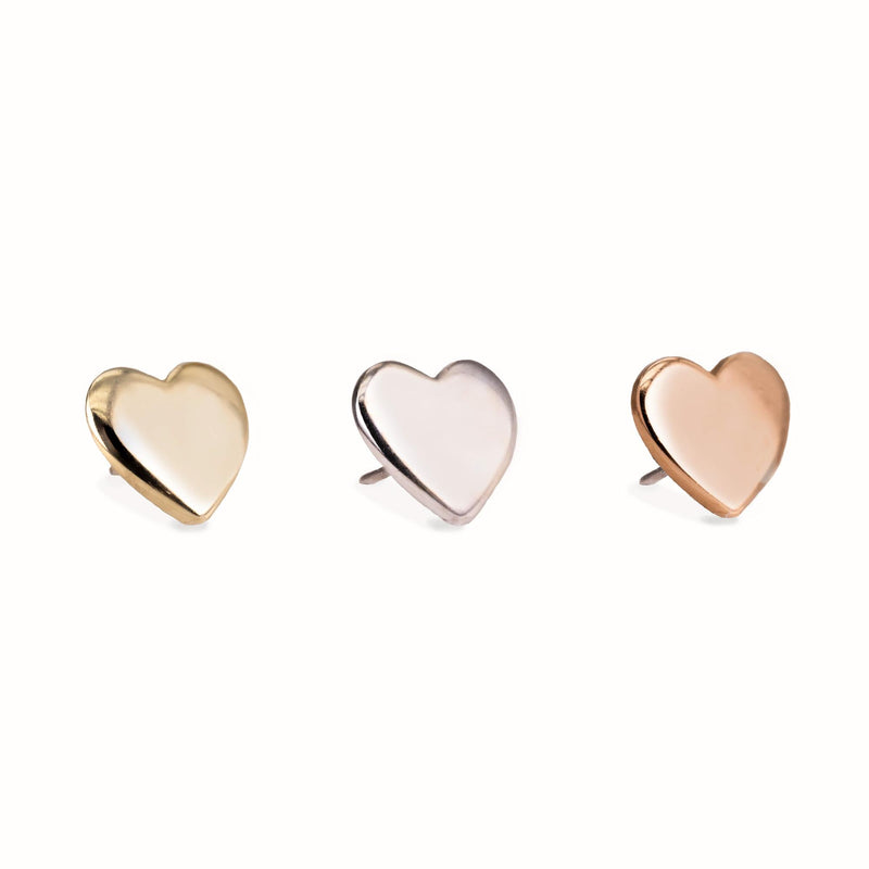 14kt Heart Top