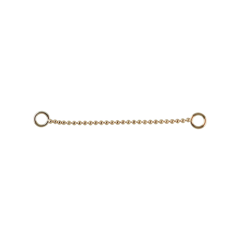 14kt Small Beaded Chain