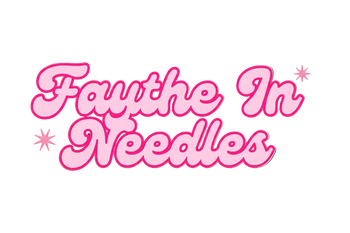Faythe In Needles Logo - Transparent Background