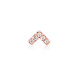 14kt Chevron Top