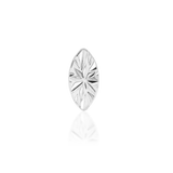 14kt Engraved Marquise Top