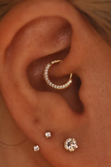 14kt Showcase CZ Clicker