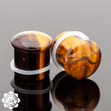Single Flare Natural Stone Plugs