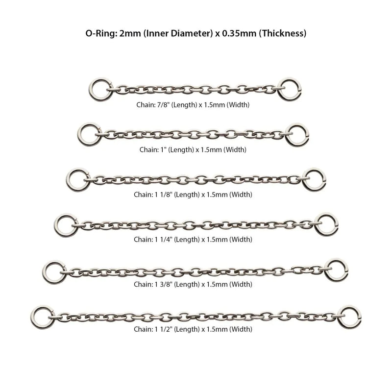 Titanium Rolo Chain