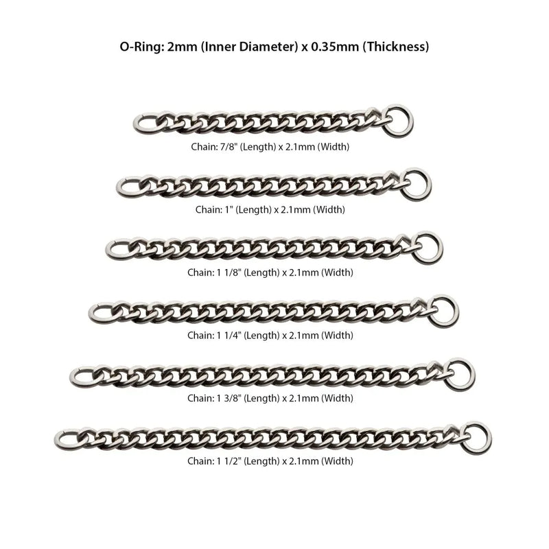 Titanium Curb Chain