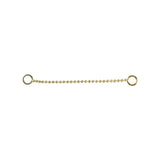 14kt Small Beaded Chain