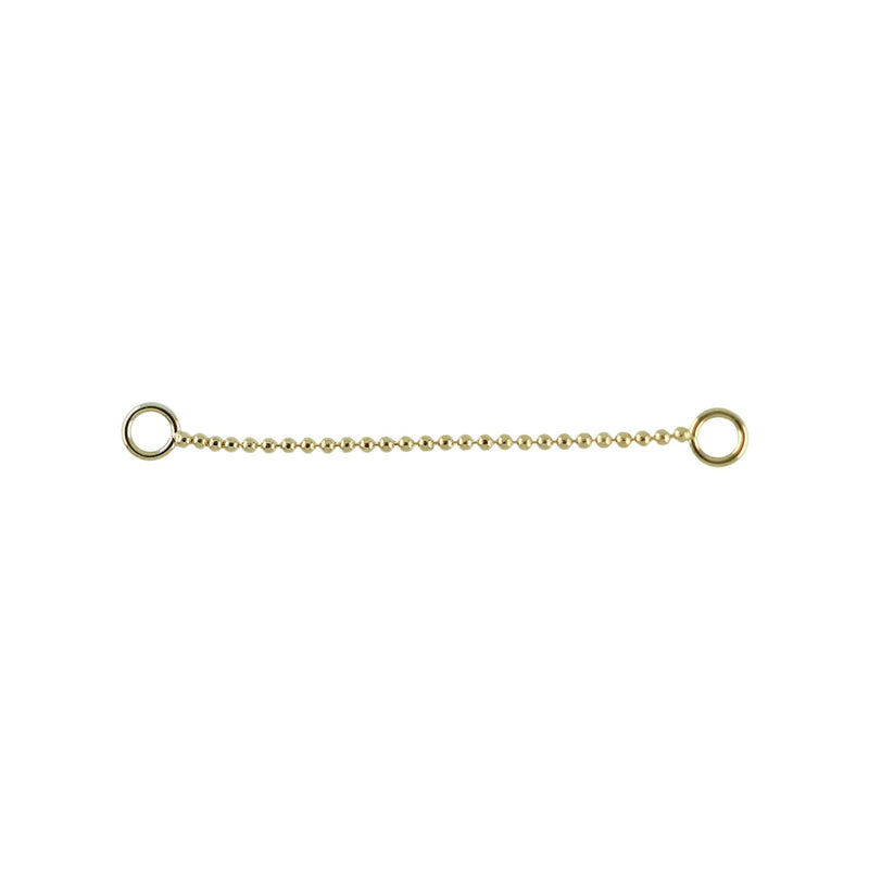 14kt Small Beaded Chain