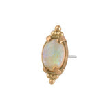 18kt Stella Australian Opal Oval Top